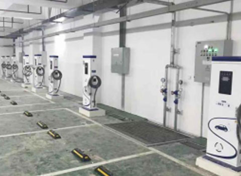 安徽淮南高铁项目案例-30kw直流充电桩